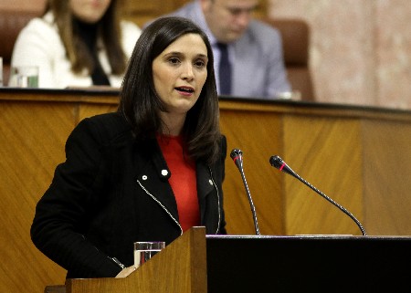Mara Mrquez, del Grupo Socialista, en el debate del proyecto de Ley de Memoria 