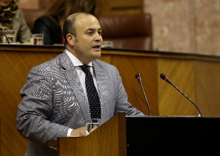 El presidente de la Comisin de Investigacin sobre formacin para el empleo, Julio Daz, presenta al Pleno el Dictamen