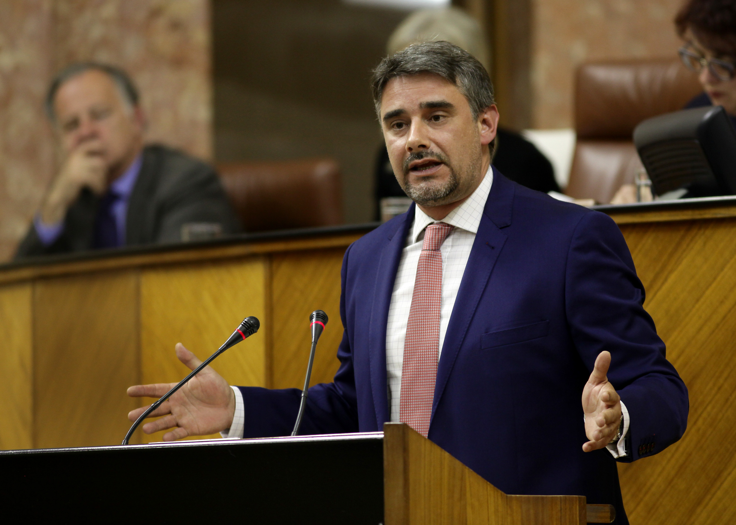 El diputado del Grupo Podemos Juan Ignacio Moreno de Acevedo, en el debate del dictamen de la Comisin de Investigacin