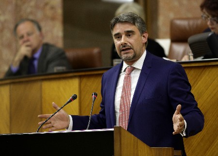 El diputado del Grupo Podemos Juan Ignacio Moreno de Acevedo, en el debate del dictamen de la Comisin de Investigacin