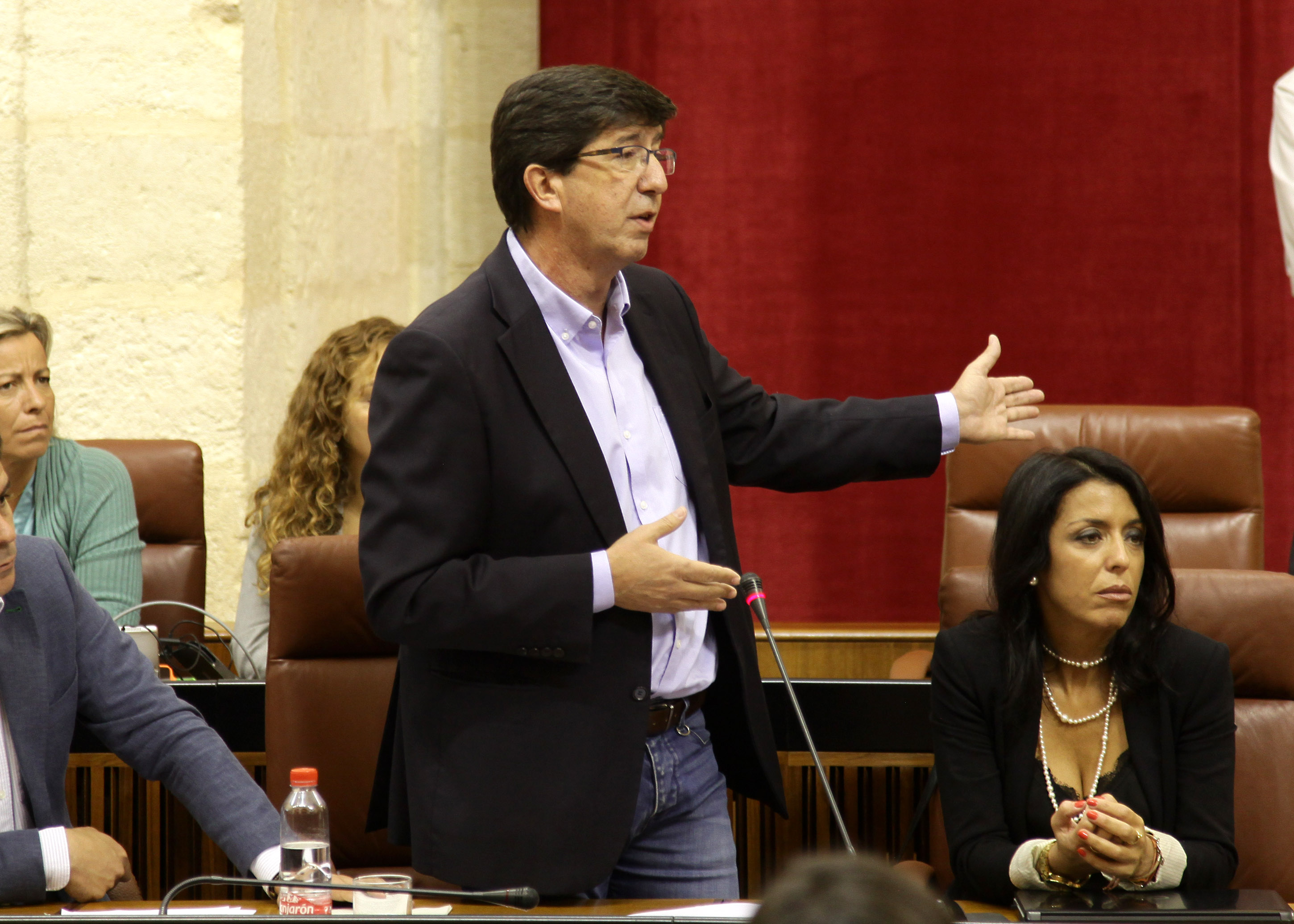 El presidente y portavoz del Grupo Ciudadanos, Juan Marn