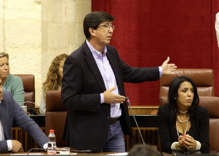 El presidente y portavoz del Grupo Ciudadanos, Juan Marn