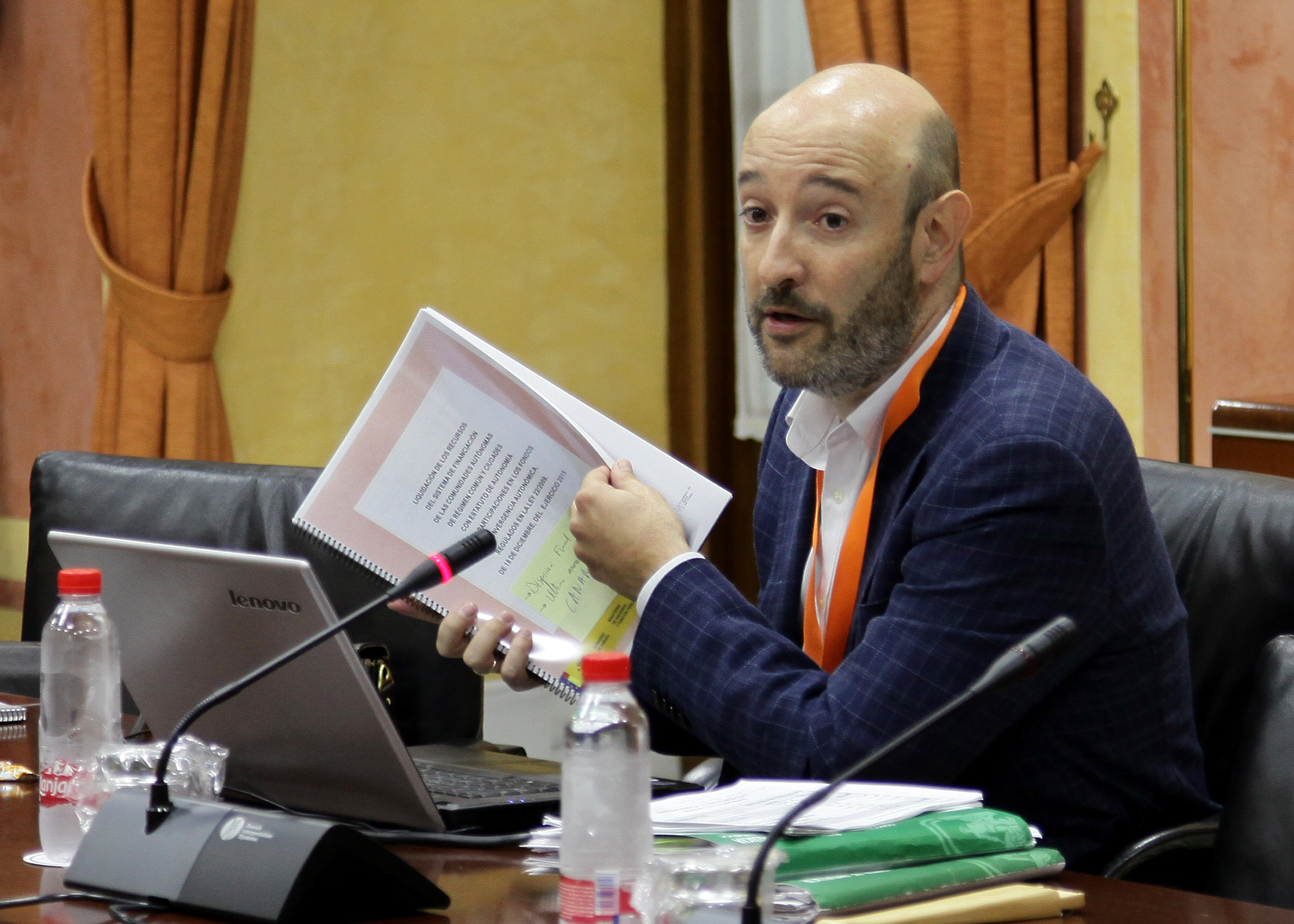 Diego Martnez Lpez, director general de Financiacin y Tributos, interviene en el Grupo de Trabajo