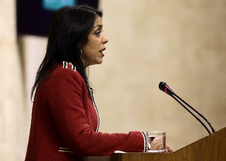 Marta Bosquet, del Grupo Ciudadanos, interviene en el debate final de la proposición de ley