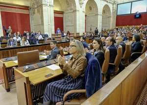  El Grupo parlamentario Ciudadanos aplaude la intervencin de su presidente