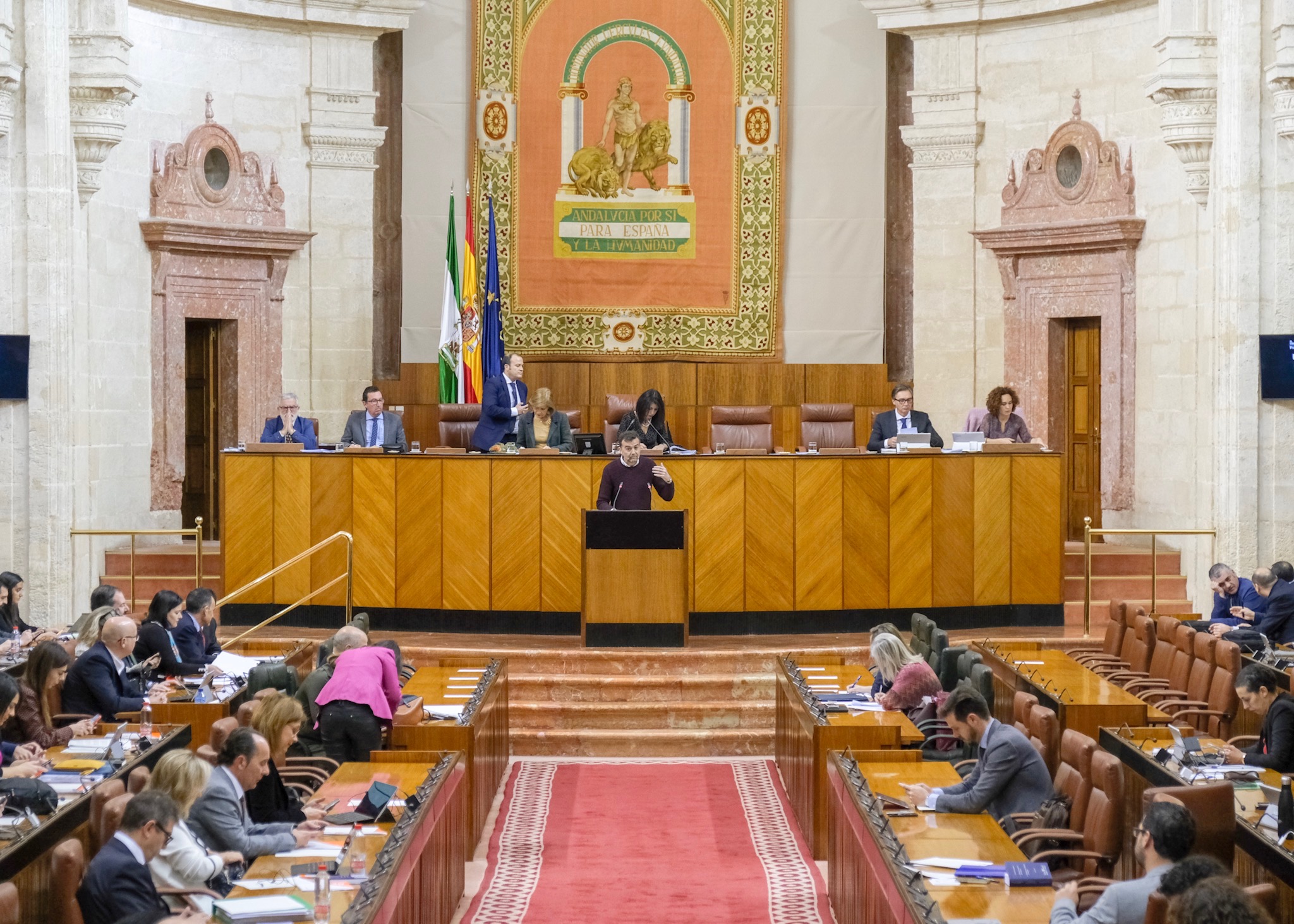 Antonio Ma�llo, portavoz del Grupo Adelante Andaluc�a, presenta al Pleno una interpelaci�n en materia de transporte y movilidad