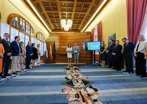  El Saln de Protocolo del Parlamento, durante la entrega del proyecto de Presupuesto