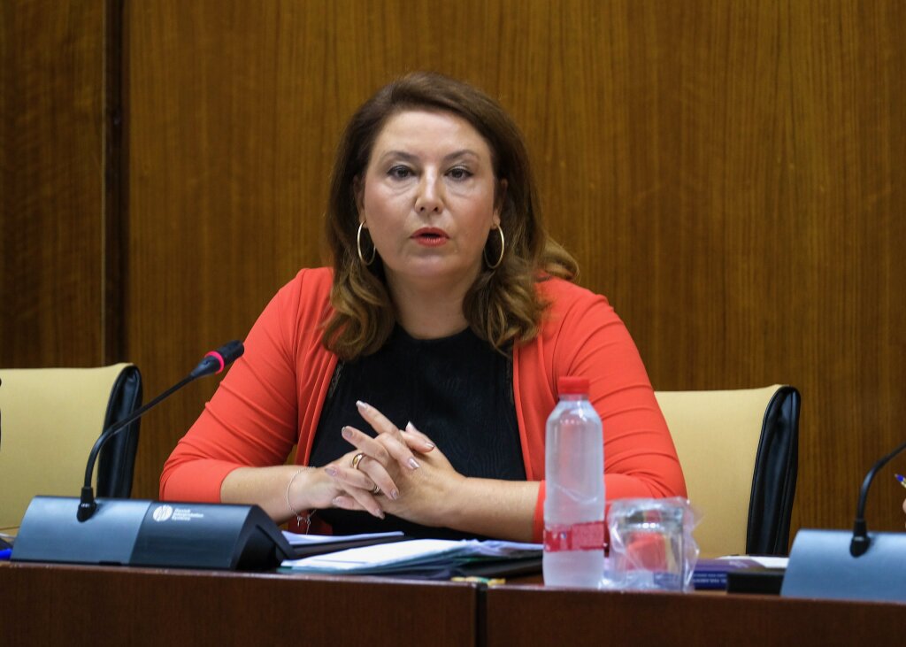 Carmen Crespo, consejera de Agricultura, Ganadera, Pesca y Desarrollo Sostenible, interviene en comisin 