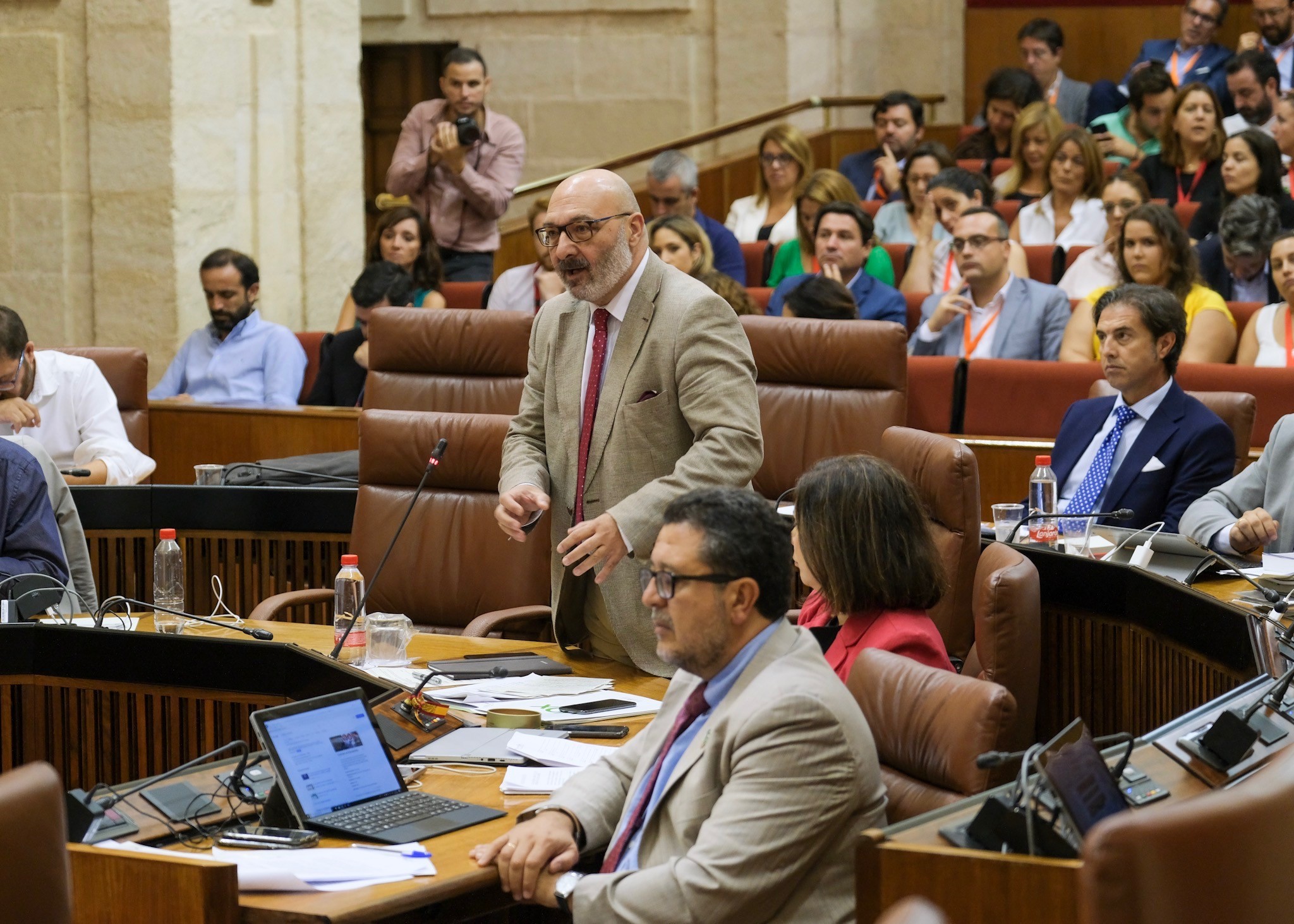  Alejandro Hernndez, portavoz del Grupo Vox, interviene en la sesin de control