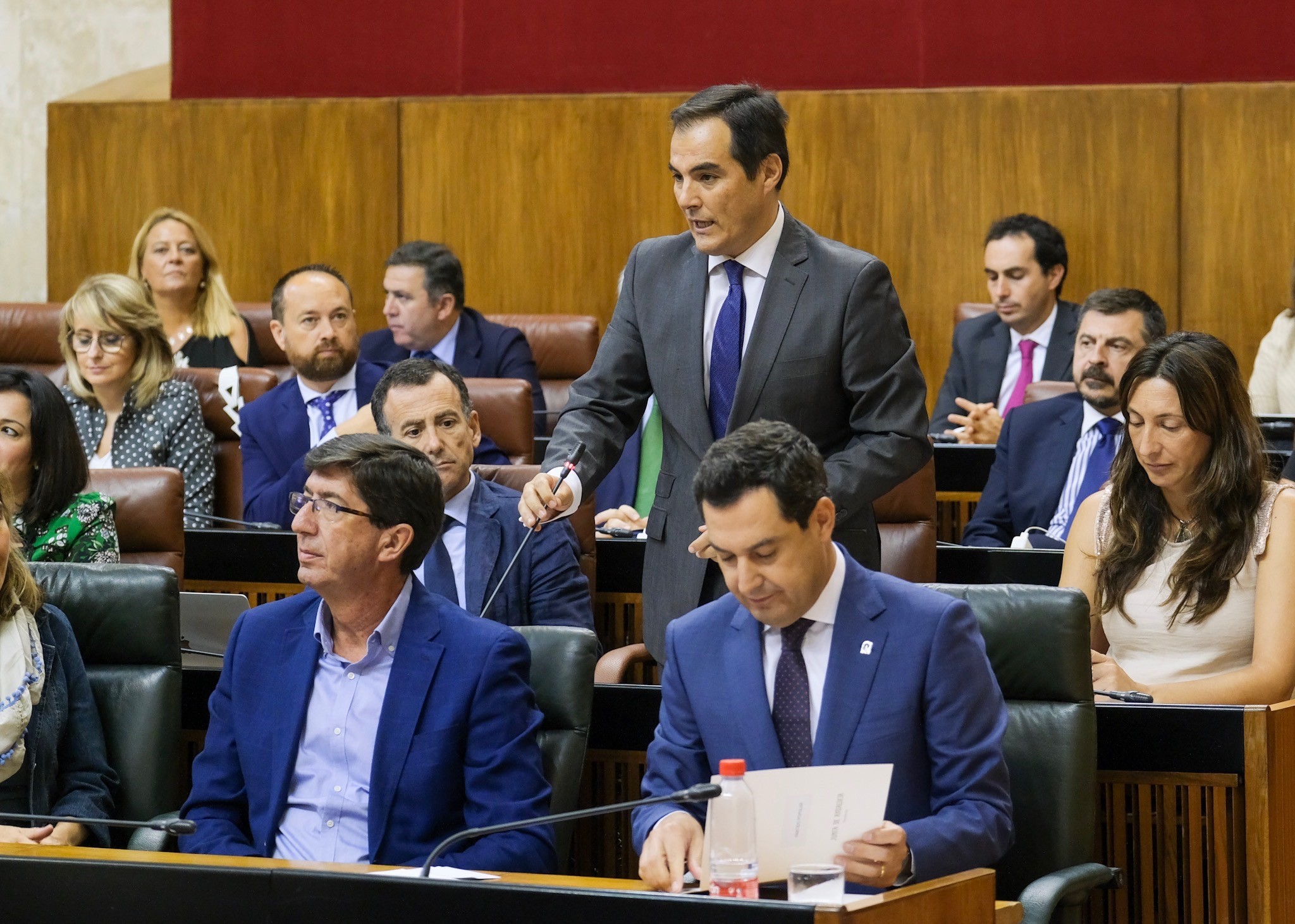  Jos Antonio Nieto, portavoz del Grupo Popular, en la sesin de control