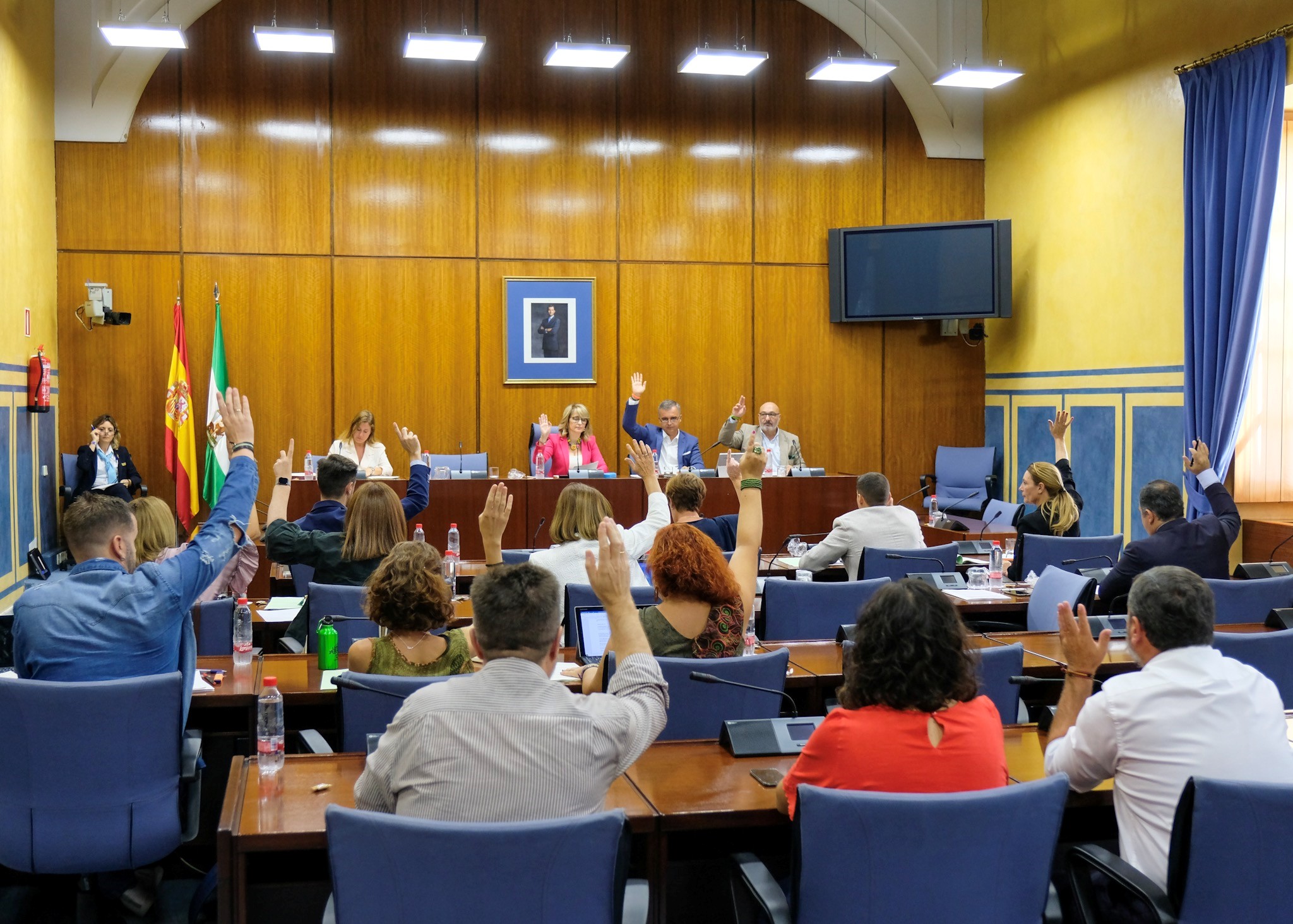  La Comisin sobre Discapacidad, en una de las votaciones de la sesin