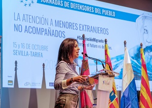  Marta Bosquet pronuncia su discurso