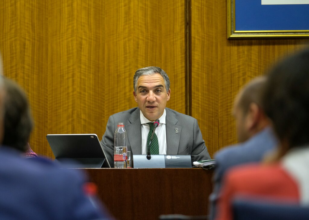  El consejero de Presidencia, Elas Bendodo, explica los presupuestos de su consejera para el ao 2020 