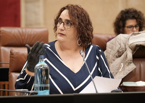 ngela Aguilera, portavoz adjunta de Adelante Andaluca, interviene 