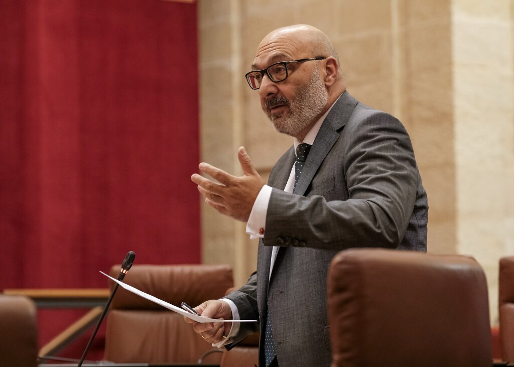   Alejandro Hernndez, portavoz de Vox, realiza su pregunta de control al Gobierno relativa a la Operacin Paso del Estrecho