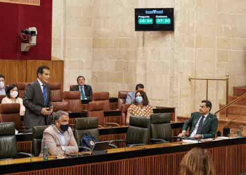  El portavoz popular, Jos Antonio Nieto, se dirige al presidente en relacin a compromisos del Gobierno andaluz con el medioambiente