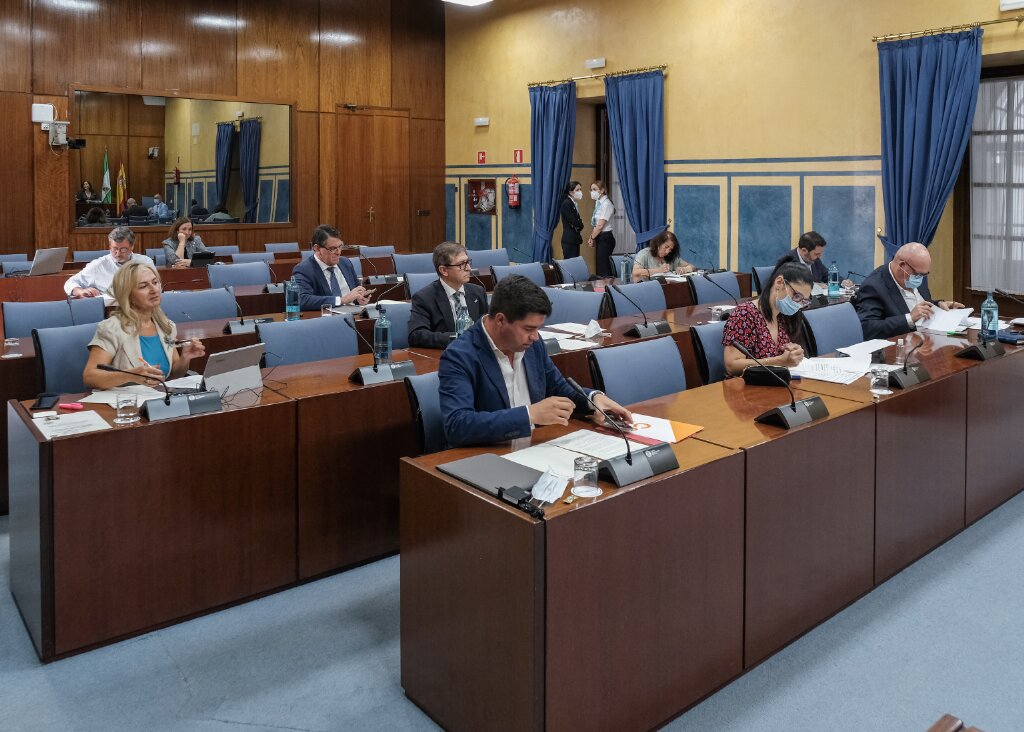 Diputados de la Comisin de Agricultura durante la comparecencia de la consejera titular 