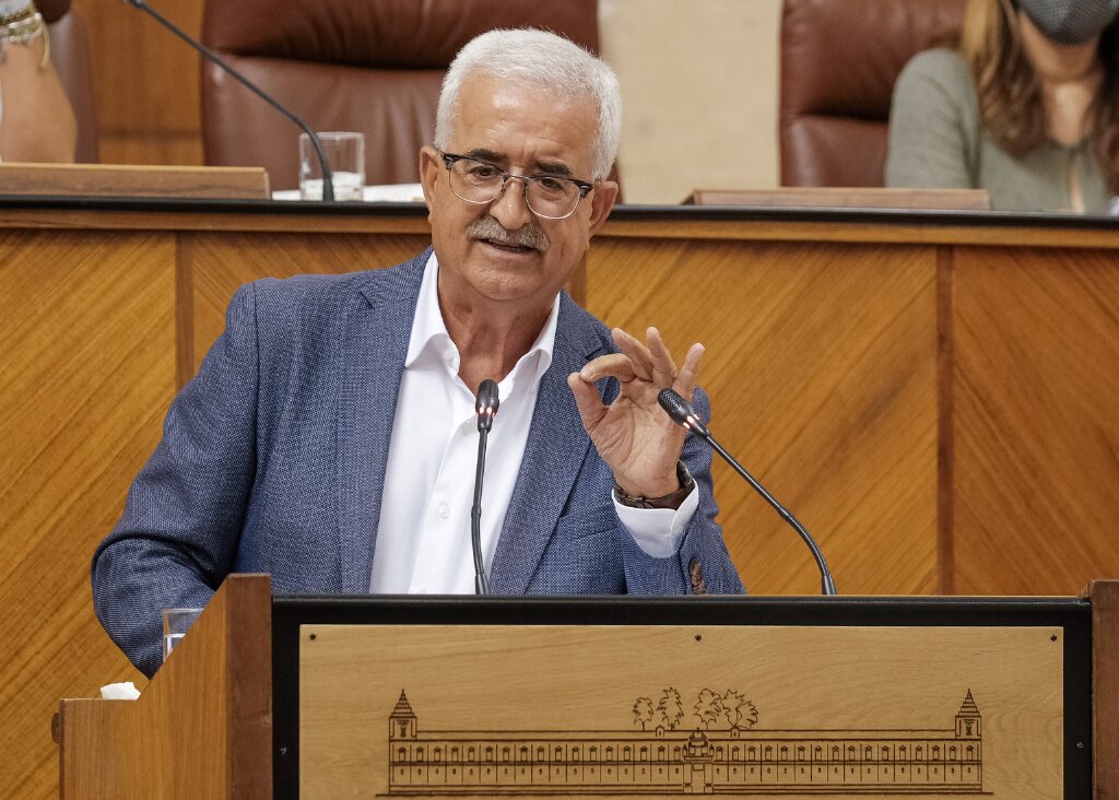 El portavoz adjunto del Grupo Socialista, Manuel Jimnez Barrios 