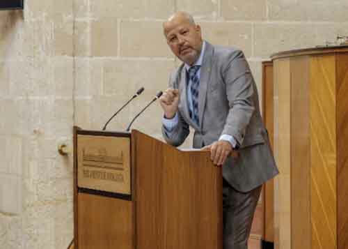  Javier Imbroda, consejero de Educacin y Deporte, argumenta su respuesta a la interpelacin 