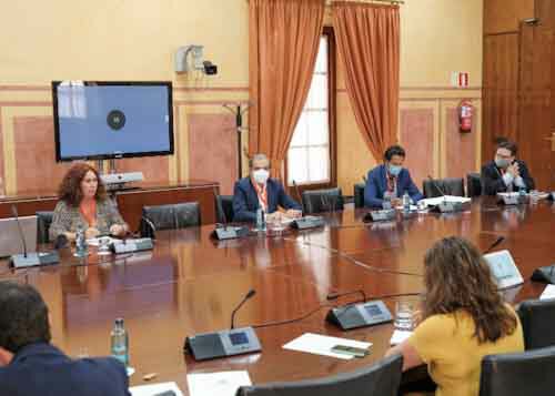 En representacin de ADIDE intervienen Catalina Ortega, Cristbal Barea, Alfonso Garca y Rafael Molina 