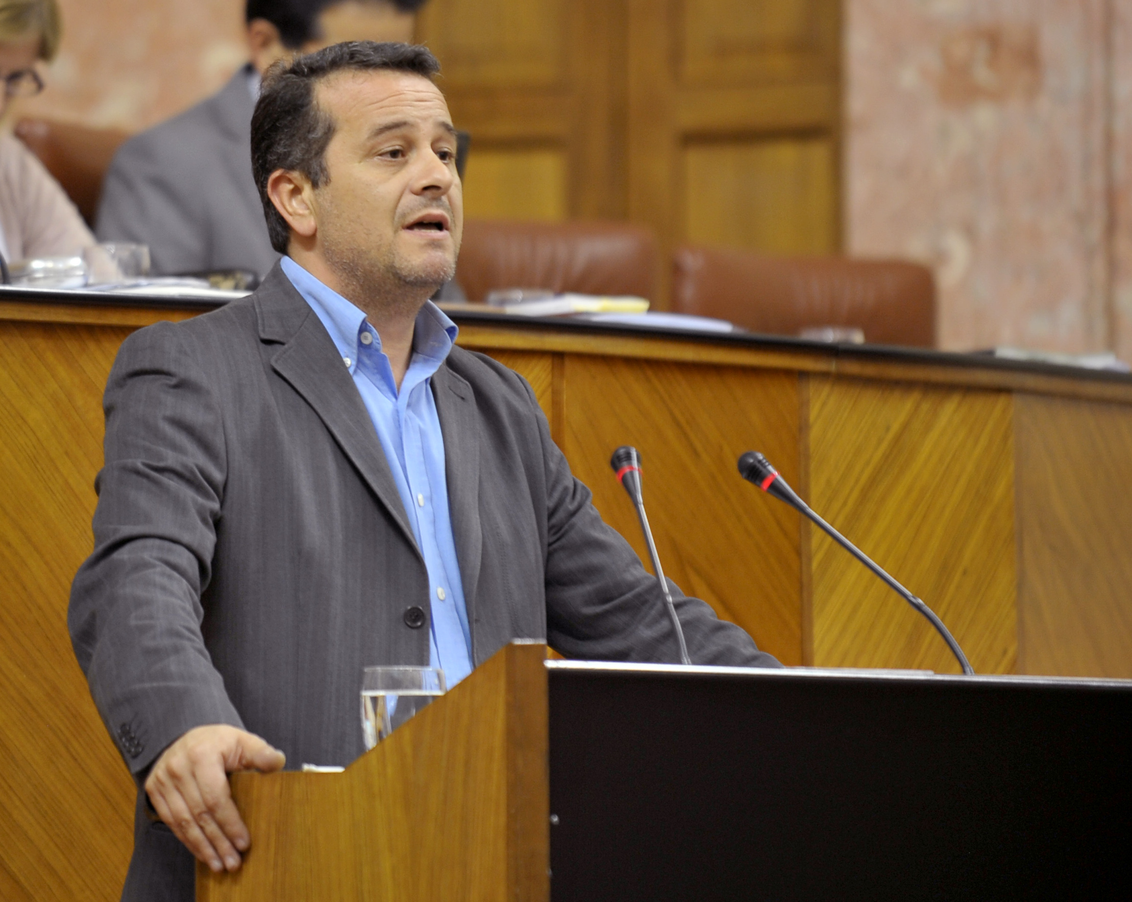 El diputado del Grupo parlamentario IU LV-CA Jos Antonio Castro