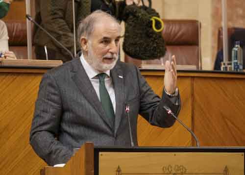 El diputado Macario Valpuesta, del Grupo Parlamentario Vox en Andaluca 