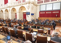       Inicio de una de las votaciones del proyecto de Ley del Presupuesto para 2021

 