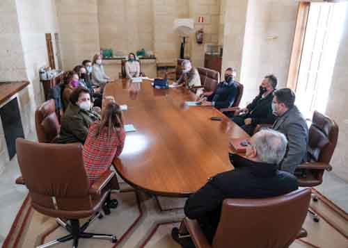 La Diputacin Permanente reunida tras la sesin plenaria 