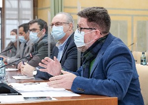  Rodrigo Snchez Haro, portavoz adjunto del Grupo Socialista, interviene en la sesin de esta tarde