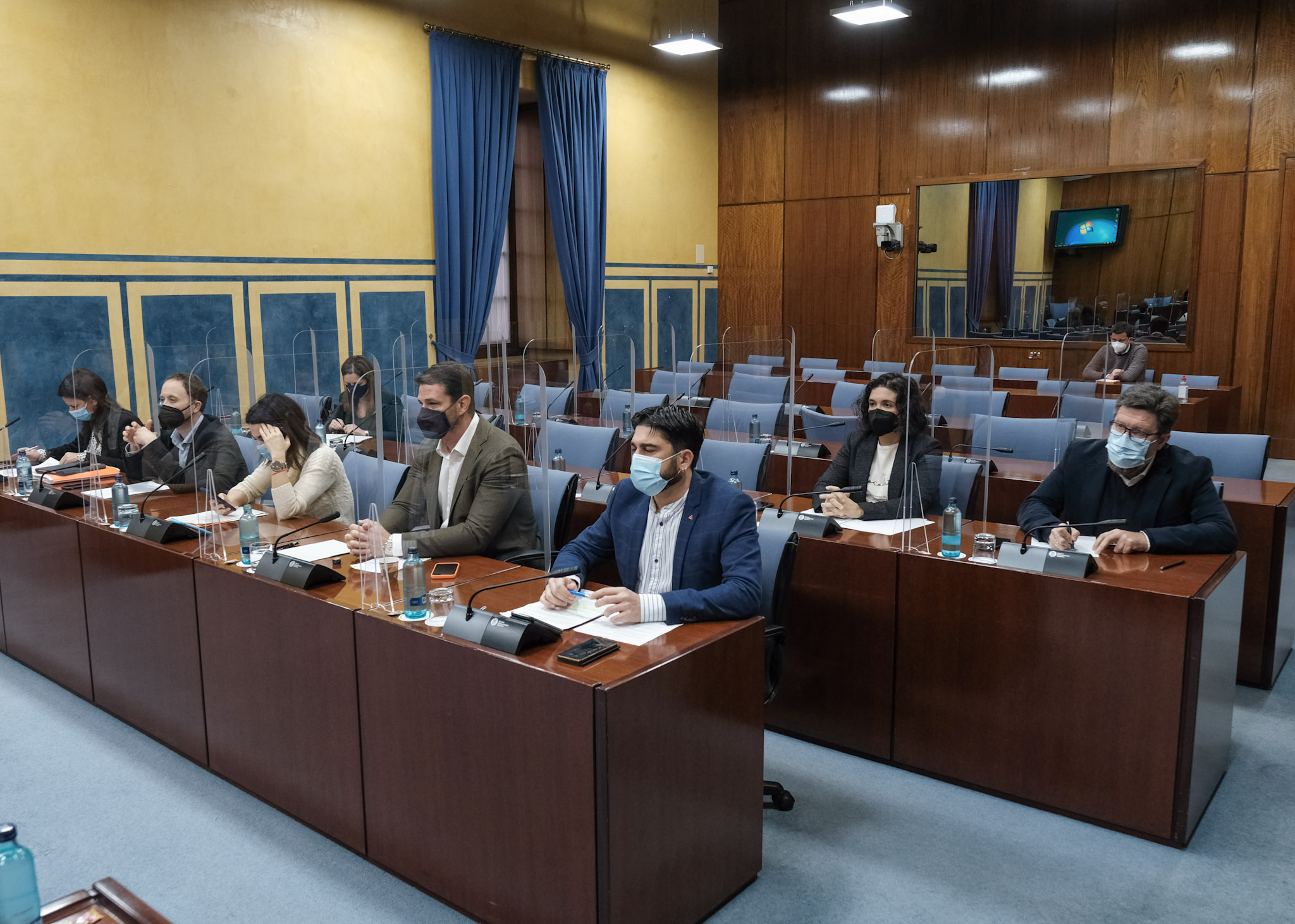 Los diputados de la Comisin de Investigacin Fundacin Andaluza Fondo de Formacin y Empleo  